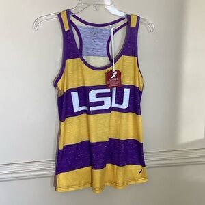 LSU Striped Tank Top